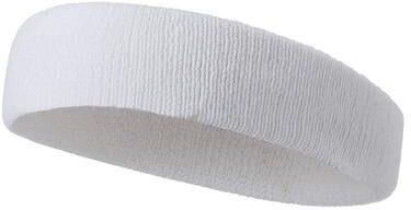The Handy Homestead Unisex Sports Headband Moisture Wicking Workout Hairband For Gym Yoga Running white