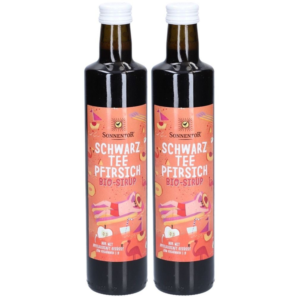 Sonnentor SIR Eistee Pfirsic Bio x2 2x500 ml Sirup
