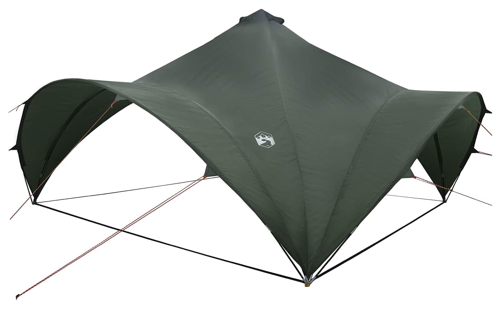 Party-Zelt Armeegrün 500 x 500 x 350 cm Polyester und Stahl