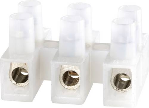 Adels-Contact 125205 Lüsterklemme flexibel: -6mm² starr: -6mm² Polzahl: 5 Natur