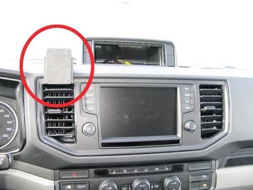 Brodit ProClip VW Crafter (Bj. 17-21) / MAN TGE (Bj. 19-21) Lüftungsgitter Handy-Kfz-Halterung