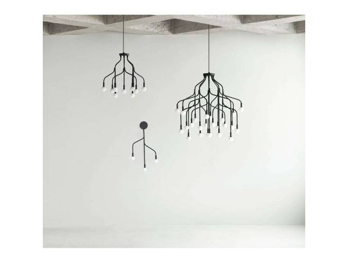 Vekst Wandleuchte Black - Normann Copenhagen - Wohnzimmer - Metall