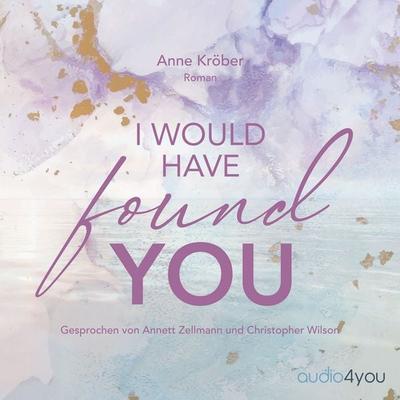 I would have found you - Anne Kröber, Audio, 9783988188885