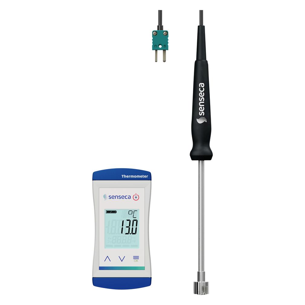 Senseca Temperatur-Messgerät -65 - +1200 °C (487048)