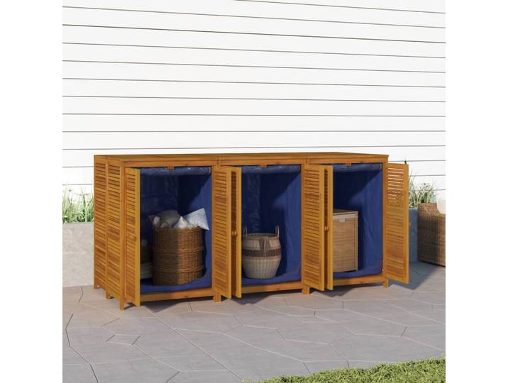 vidaXL Gartenbox 210x87x104 cm Massivholz Akazie