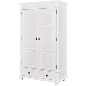 Inter-Link Kleiderschrank Danz, weiß, 2 Drehtüren & Schubladen (BxHxT) 116 x 199 x 57cm