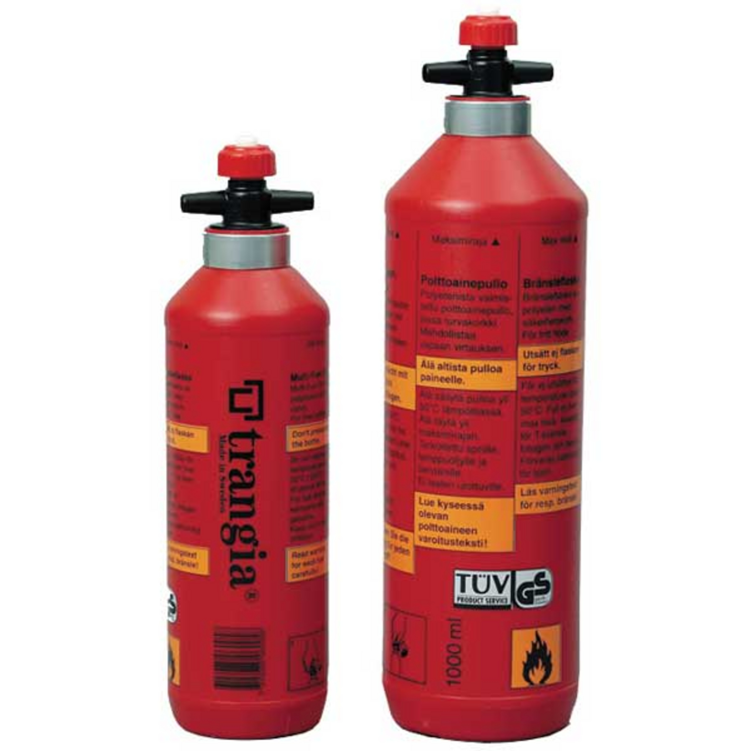 Trangia Brennstoff-Sicherheitsflasche Gaskartuschen & Brennstoffe rot Größe 0.5L