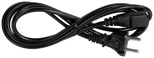 LogiLink Kaltgeräte Anschlusskabel [1x Schutzkontakt-Stecker - 1x Kaltgeräte-Buchse C13] 1.80m Schwarz