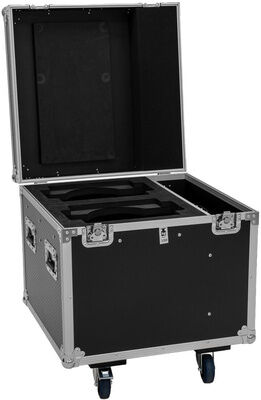 Roadinger Flightcase 2x LED IP TMH-W285 Schwarz