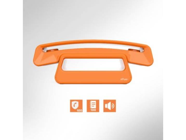 Alcatel - Téléphone Sans Fil Epure Iconic Orange