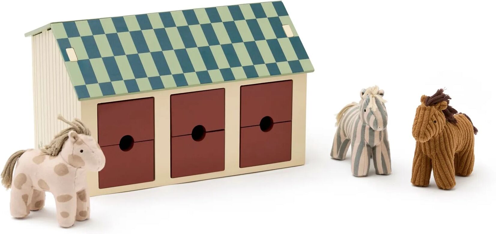 Kid's Concept Etable avec chevaux Multicolore taille unique