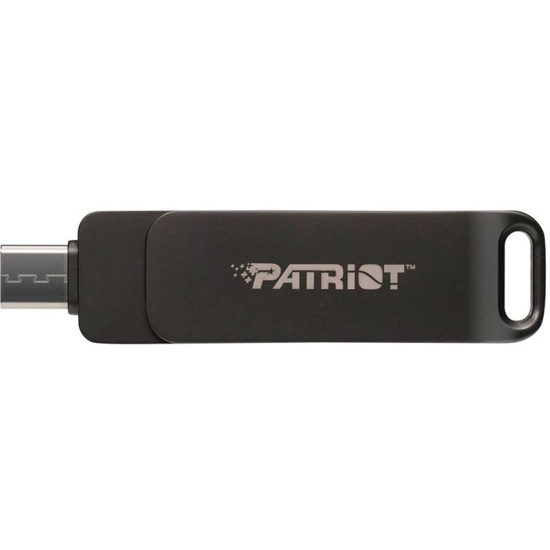 128GB Patriot Rage R550 Dual USB A+C, Alu, 100MBs