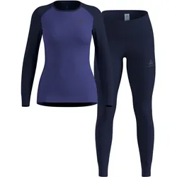 Odlo, Damen, Funktionsshirt, Active Warm Eco Set (XL), Blau