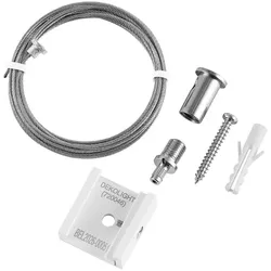 Deko-Light D One Abhängehalter CURVED 3m Seil Weiß