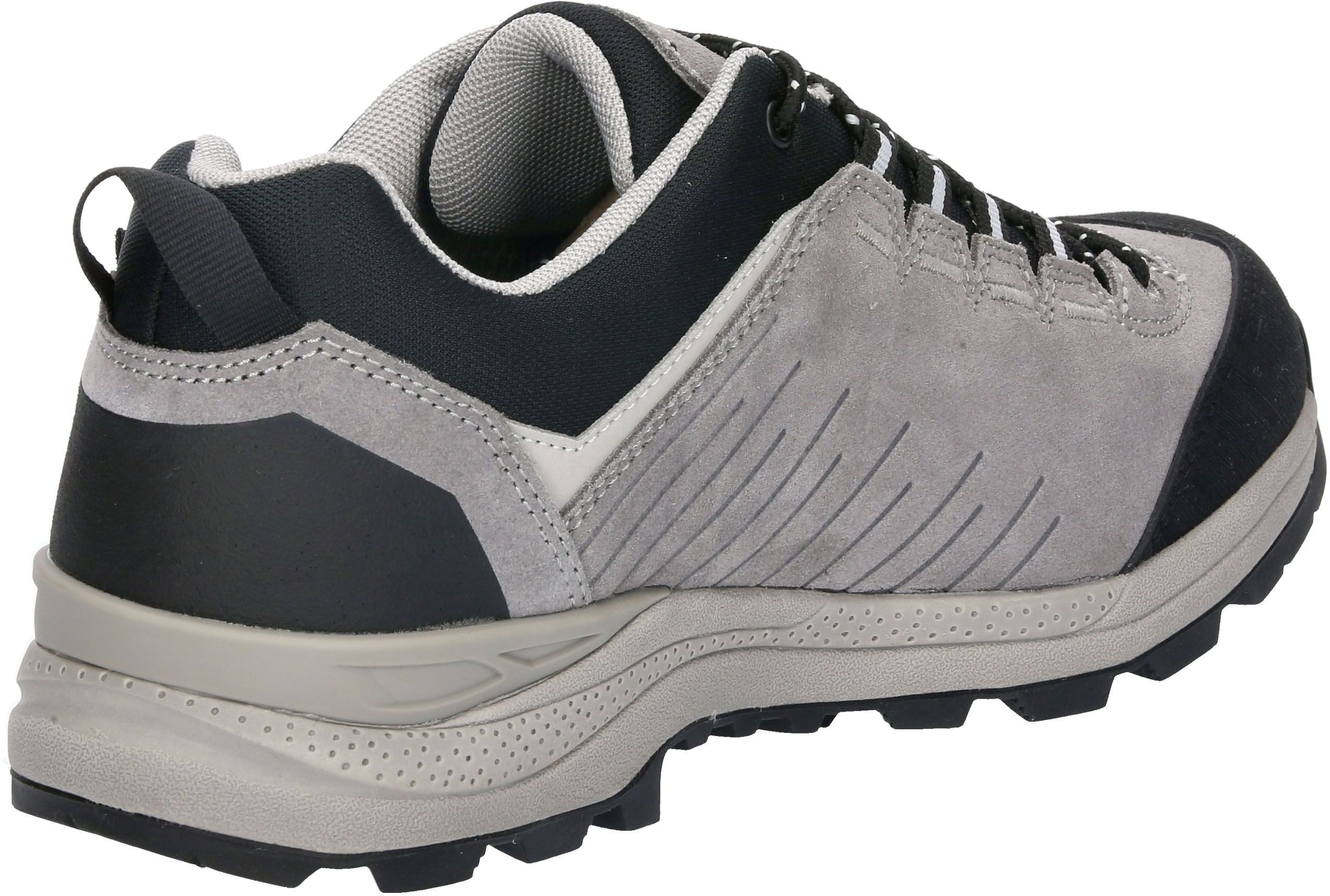 Wanderschuh BRÜTTING "Outdoorschuh Mount Shavano", Herren, Gr. 37, Textil, grau, Leder, Schuhe Wanderschuh