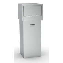 CombiSteel Edelstahl Mülleimer 80l