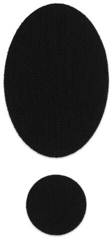 Prym Rub-on Patch MERINO, Farbe: schwarz, Inhalt: 2 Stück.
