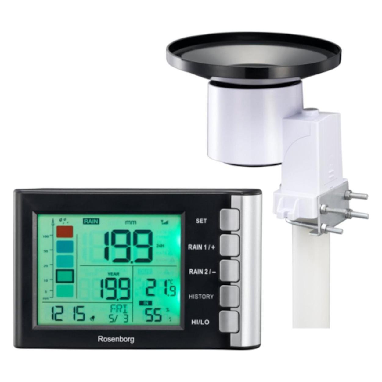 Rosenborg RG5360 Draadloze Regenmeter / Thermometer (81560006)