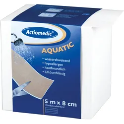 Actiomedic® AQUATIC Wundschnellverband Hautfarben 5 m x 8 cm