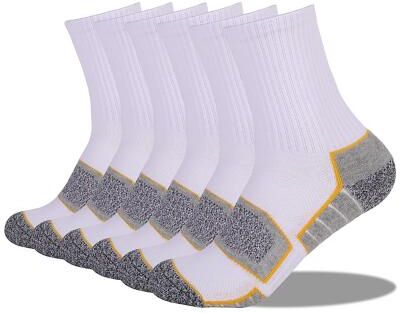 LightInthebox Men's 6 Pairs Socks Crew Socks Hosiery WhiteBlack Light gray dark gray Color Cotton Winter Autumn / Fall