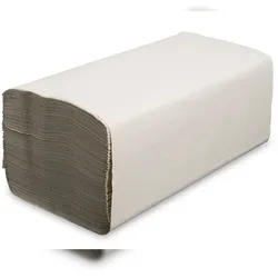 Nette 5000 Blatt Handtuchpapier grau 25x23cm ZZ-Falz Papierhandtücher 1-lagig