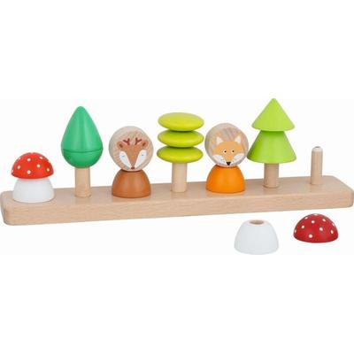 Farben- und Formensortierspiel Kleine Waldfreunde