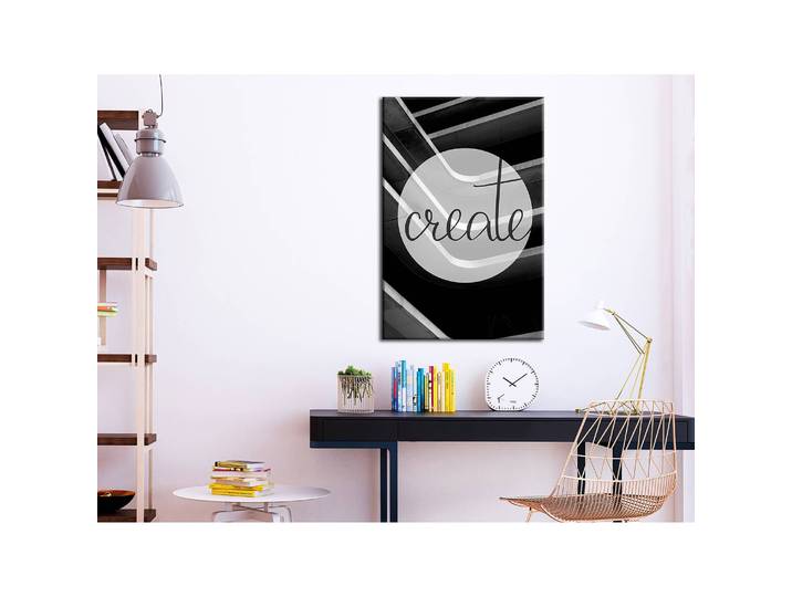 Tableau déco Create Lin Gris 40 x 60cm