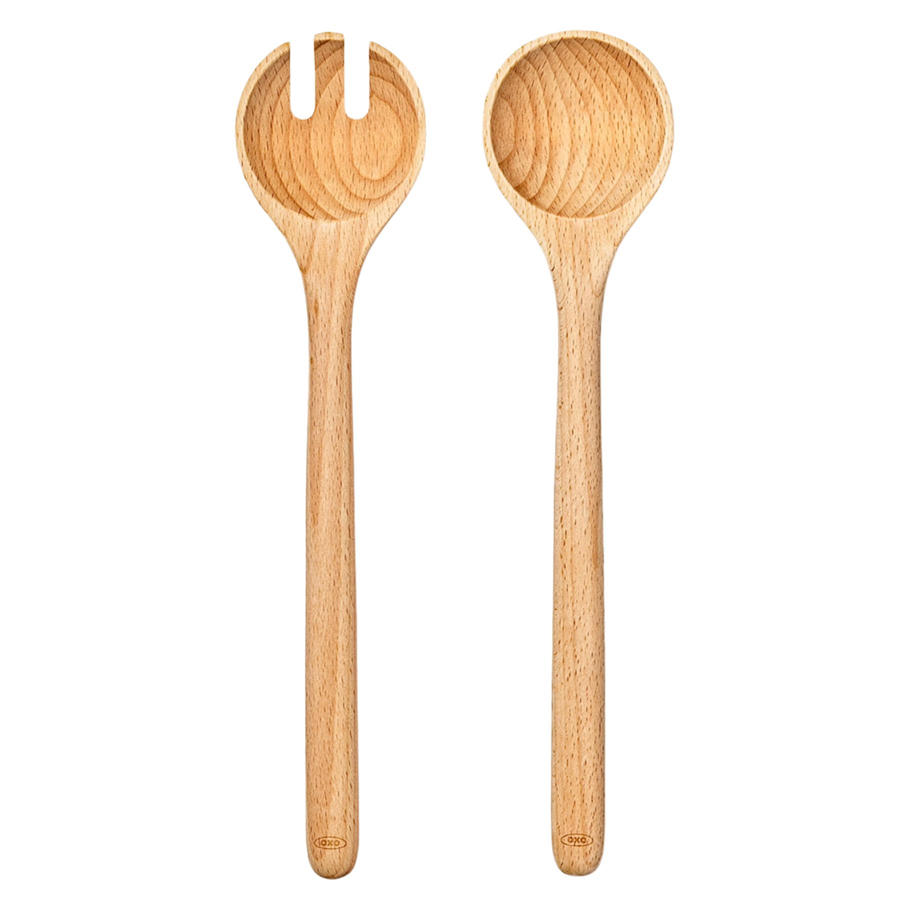 OXO Good Grips Salatbesteck aus Buchenholz, 2-teilig (Salatbesteck) (11397600)