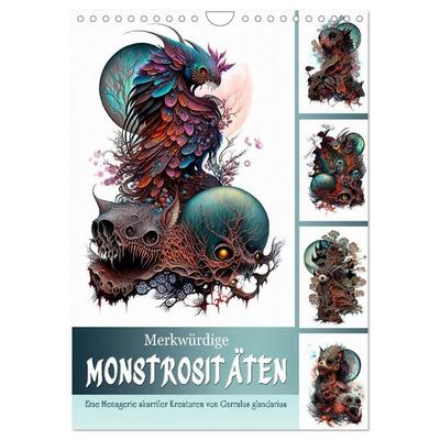 Merkwürdige Monstrositäten (Wandkalender 2027 DIN A4 hoch), CALVENDO Monatskalender