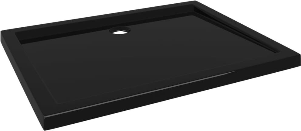 Belfry Bathroom Jamieson Plastic Shower Tray Black 4cm H x 90cm W x 70cm D