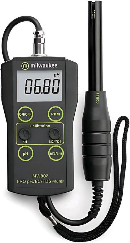 Famanu Digitaler Wasser Tester - pH und EC Meter - Doppelmessung - 21x15x10 cm
