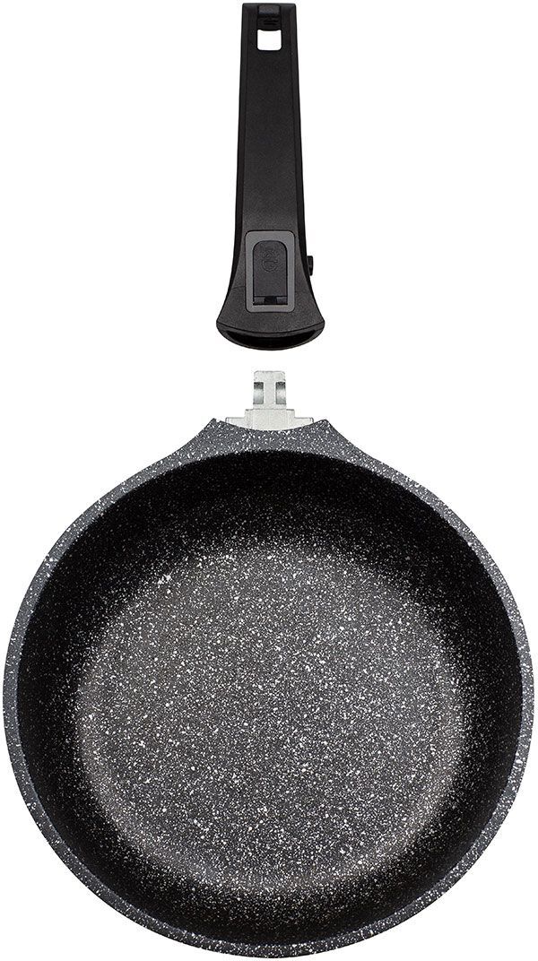 GSW  Schmorpfanne EASY CLICK 28 cm mit Glasdeckel - 5-teilig