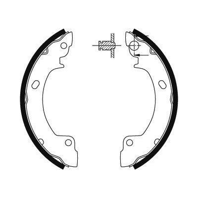 A.B.S. Bremsbackensatz 8862 für HYUNDAI