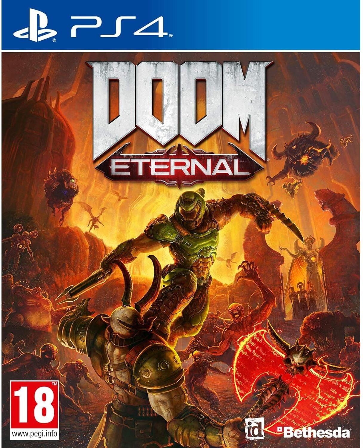 playstation Bethesda Doom Eternal (PS4), Used - Good