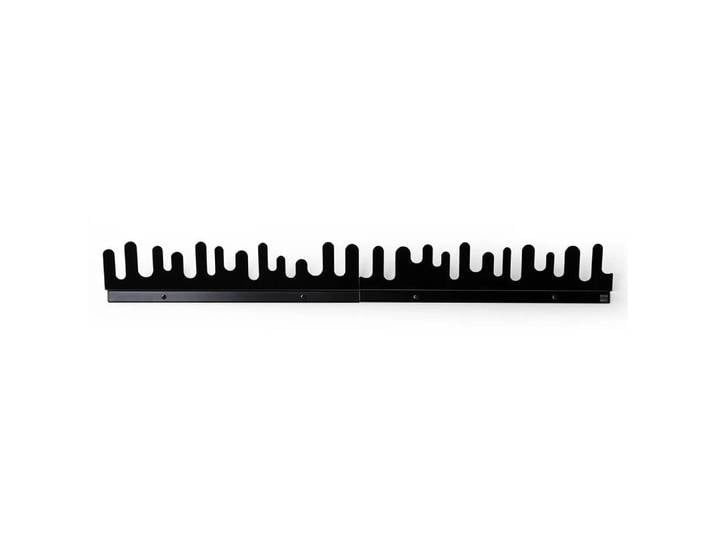 Design House Stockholm Porte-manteau mural Wave noir