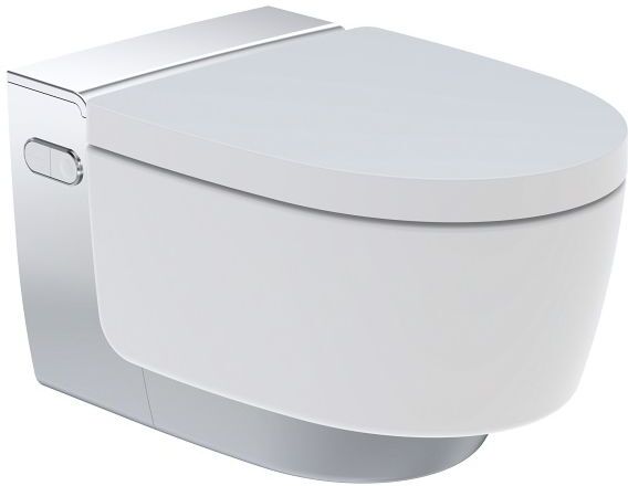 Geberit AquaClean Mera Comfort Dusch-WC 146210211  hochglanz-verchromt, Komplettanlage, Nachtlicht
