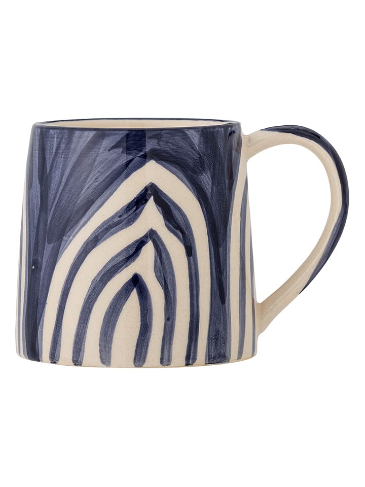 Bloomingville Kaffeetasse "Shama" in Blau/ Creme - 270 ml - onesize