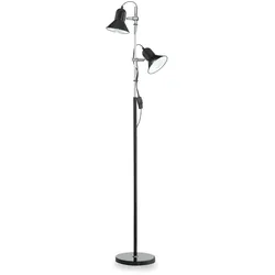 Ideal Lux Stehleuchte POLLY PT2, 2-flammig, E27, Schwarz IDEA-061139