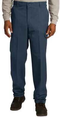 Red Kap PT88 Industrial Cargo Pant in Navy Blue - 37 Unhemmed size 3430   Cotton/Polyester Blend