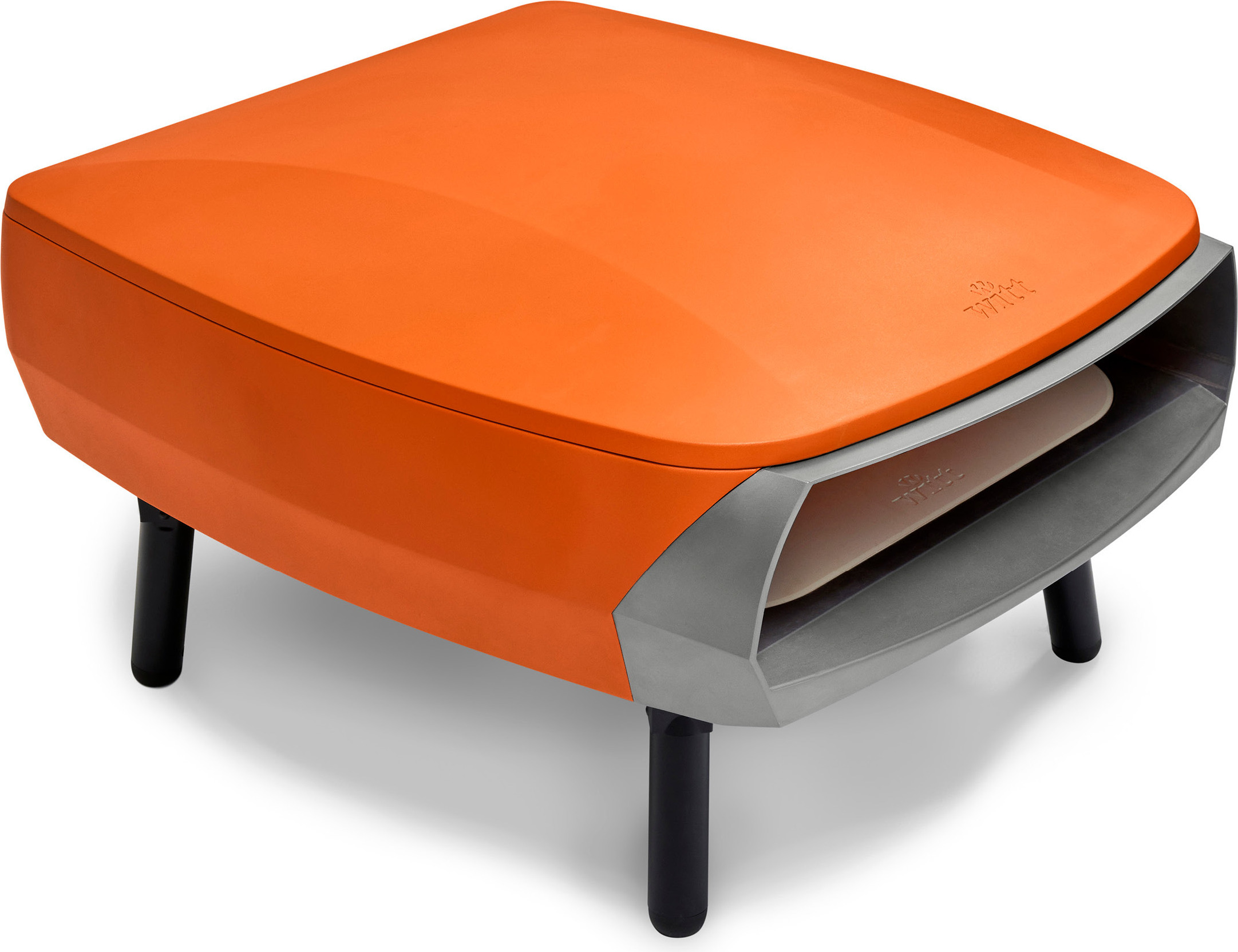 Witt Etna Fermo Pizzaofen für italienische Pizza oder Flammkuchen, Orange