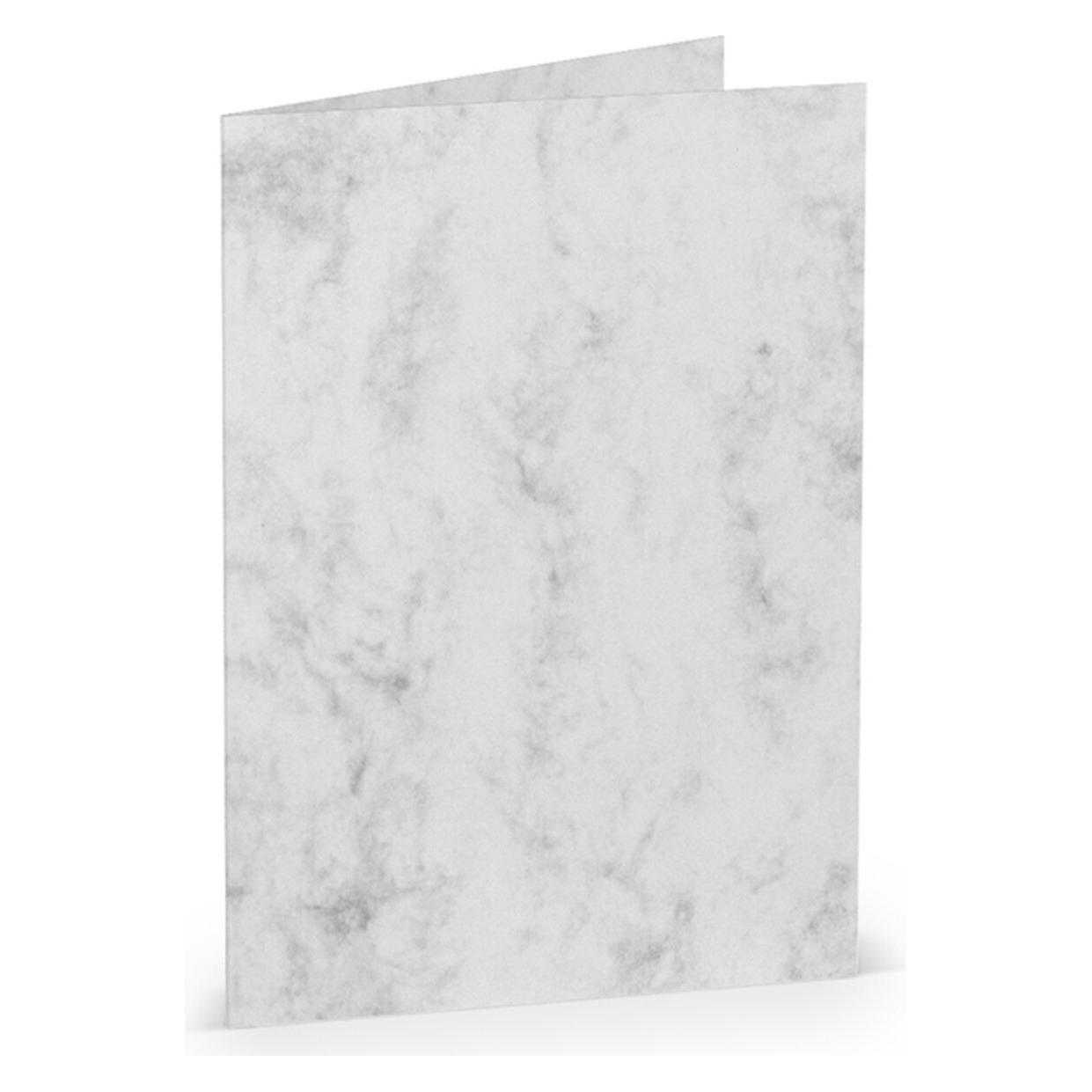 Rössler Briefkarte A6 HD 5ST grau marmora (5 Stk.) (220706514)