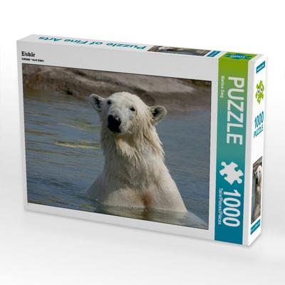 CALVENDO Puzzle Eisbär | 1000 Teile Lege-Größe 64x48cm Foto-Puzzle für glückliche Stunden