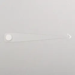100 Regalwobbler mit Haken zum Einhängen von Drucken, Kunststoff, 200 mm, permanent