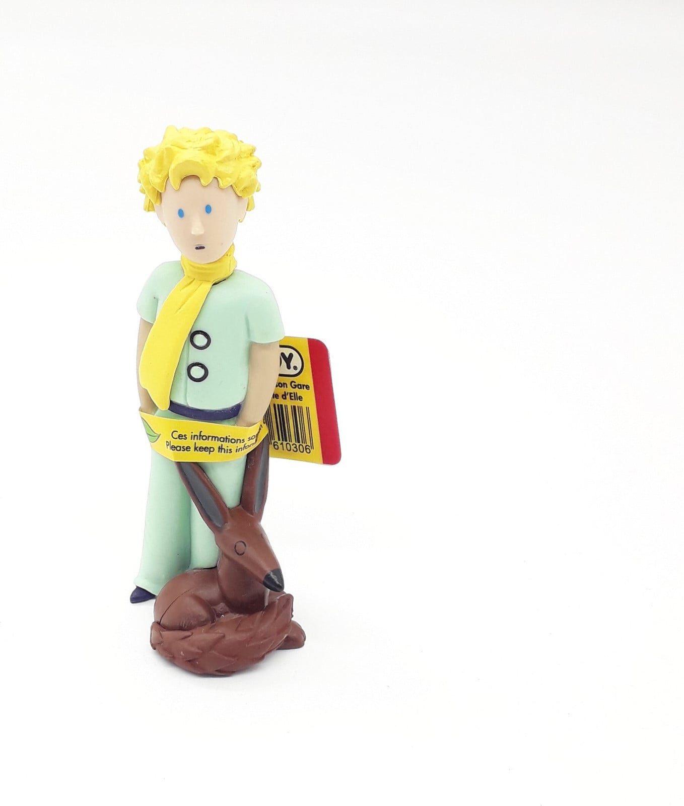 Plastoy figuurtje De Kleine Prins en de Vos, 7 cm