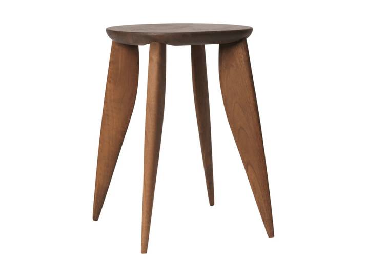 Ferm Living Feve Beistelltisch Walnuss, 42x42x45 cm