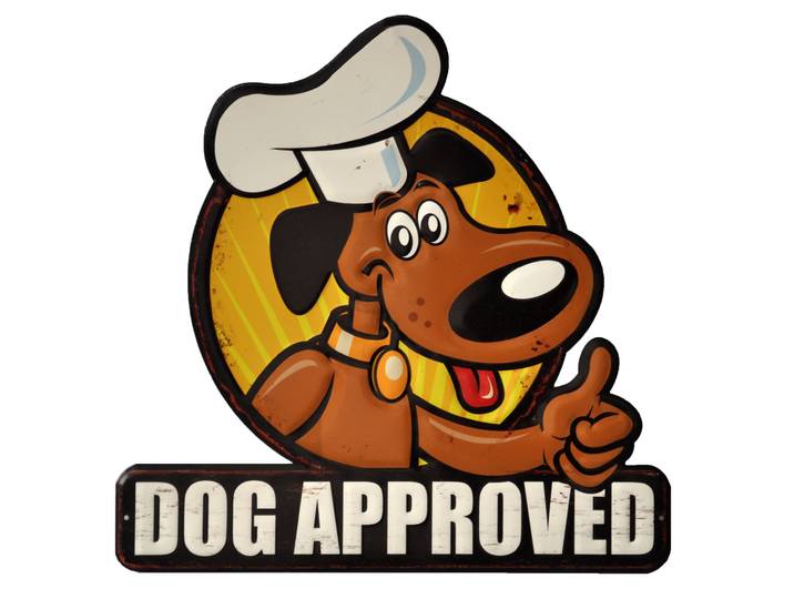 Plaque Mural ''Dog Approved''