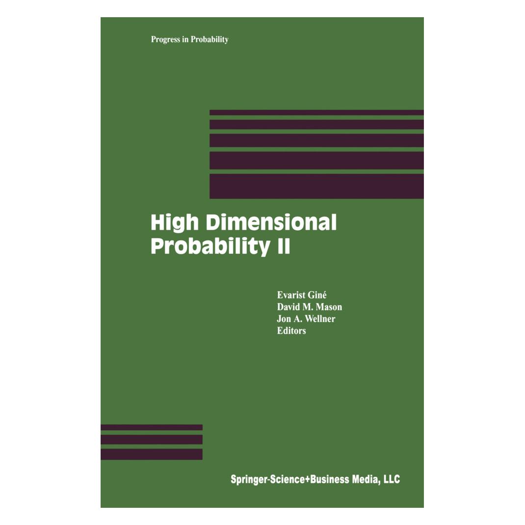 Springer High Dimensional Probability II (Englisch, David M. Mason, Evarist Giné, Jon A. Wellner) (55518921)
