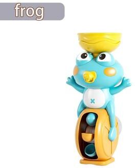Uplift Picks Frog Bird Waterwheel Bath Toy Suction Spinner For Kids blue Frog