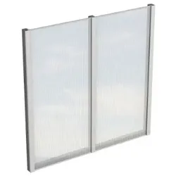 Skan Holz Seitenwände aus Polycarbonat für Terrassendach (freistehend)