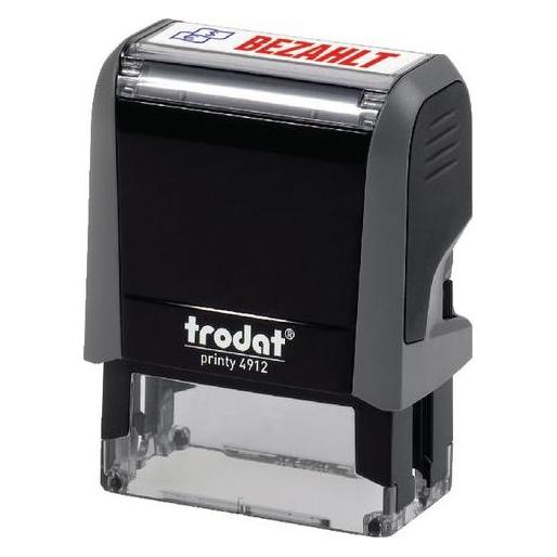 Trodat OFFICE Printy 4912 selbstfärbender Stempel (4912 BEZAHLT)